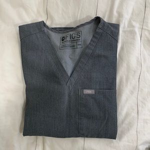 Figs grey XXS top
